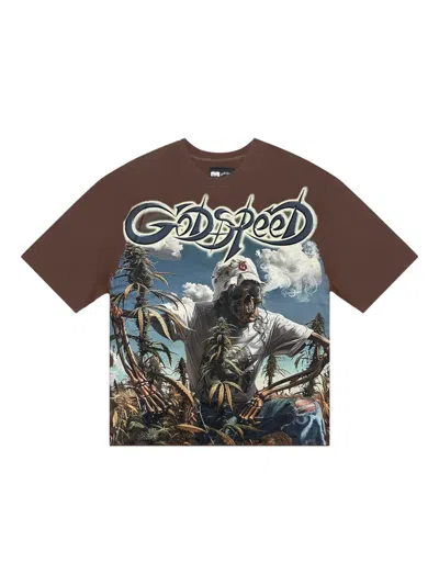 Godspeed Outdoor Grabba T-shirt In Brown