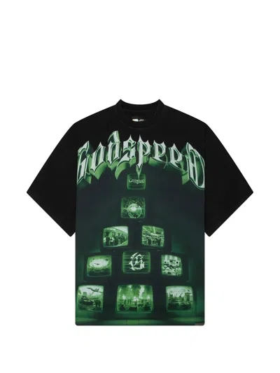 Godspeed Overstimulation Graphic-print T-shirt In Multi