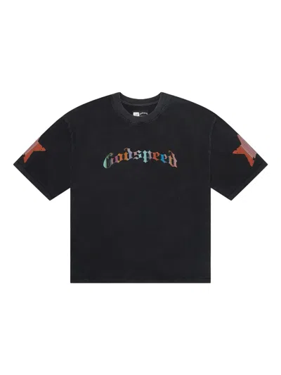 Godspeed Pastel Cowboy Graphic T-shirt In Black