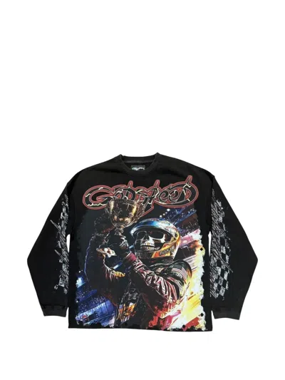 Godspeed Podium Dreams Long-sleeve T-shirt In Black