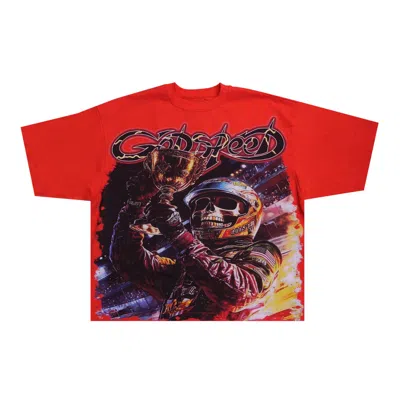 Pre-owned Godspeed Podium Dreams T-shirt 'red' | Men's Size Xl