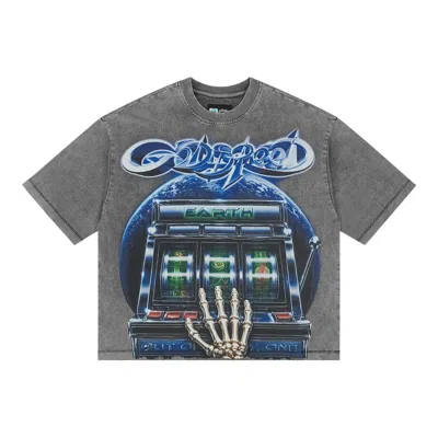 Pre-owned Godspeed Polymrket T-shirt 'grey Wash' | Men's Size M