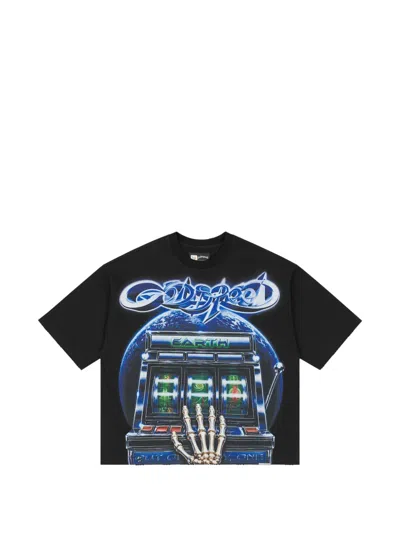 Godspeed Polymrkt Graphic-print T-shirt In Black