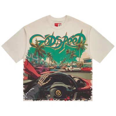 Pre-owned Godspeed Power Steering 'bone' | White | Men's Size S