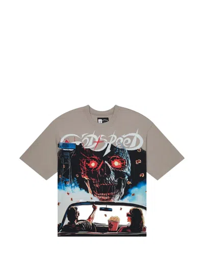 Godspeed Printed T-shirt In Gray