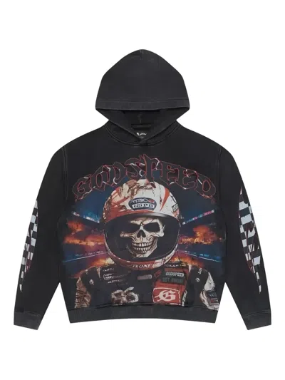 Godspeed Racer Goldie Graphic-print Hoodie In Black