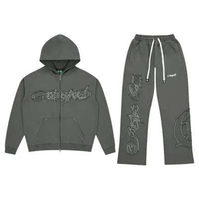 Pre-owned Godspeed Raw Import Sweatsuit 'grey' | Men's Size Xxl In Gray