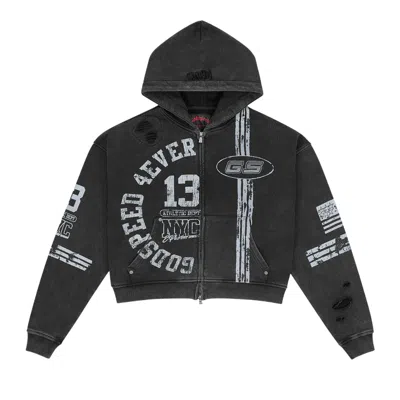 Pre-owned Godspeed Roadster Zip Hoodie 'black' | Men's Size Xl