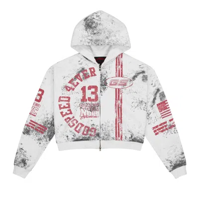 Pre-owned Godspeed Roadster Zip Hoodie 'dirty White' | Men's Size Xl