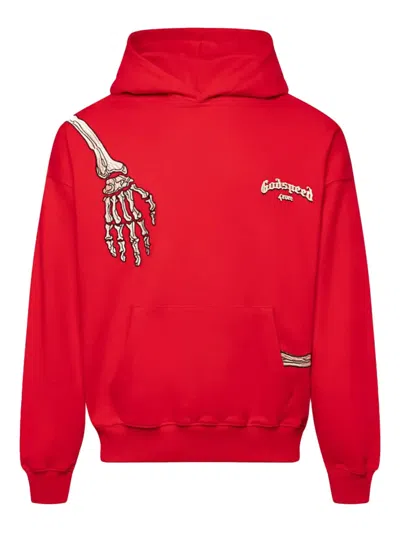 Godspeed R.o.d Graphic Hoodie In Red