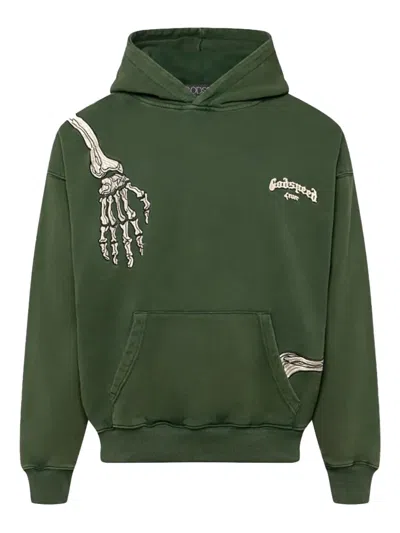Godspeed R.o.d Skeleton Hoodie In Green