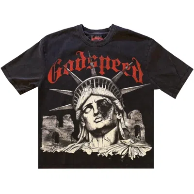 Pre-owned Godspeed R.o.m.e. T-shirt 'black Wash' | Men's Size Xl