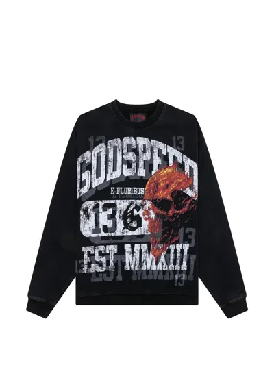 Godspeed Seeing Double Sweatshirt In Black