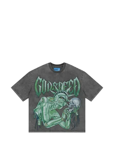 Godspeed Short-sleeve T-shirt In Gray