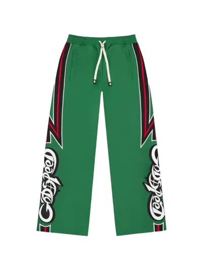 Godspeed Side Stripe Track Pants In Green