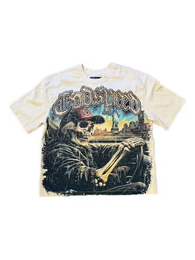 Godspeed Sightseeing Graphic Print T-shirt In Multi