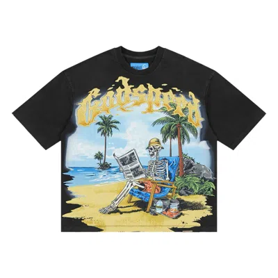 Pre-owned Godspeed Skeleton Beach Ii Tee 'black' | Men's Size M