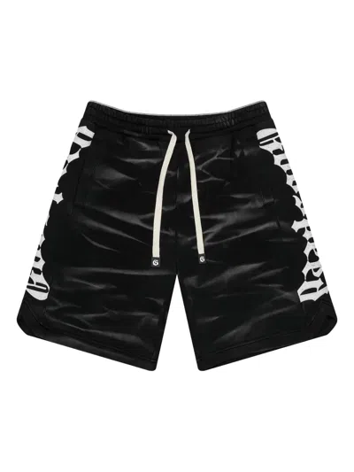 Godspeed Skeleton Courtside Shorts In Black
