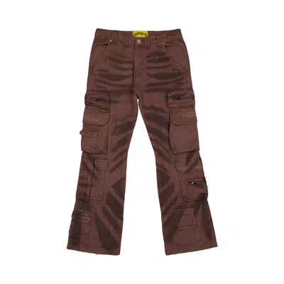 Pre-owned Godspeed Skidrow Flared Cargo Pants 'clay' | Men's Size 30 In Red