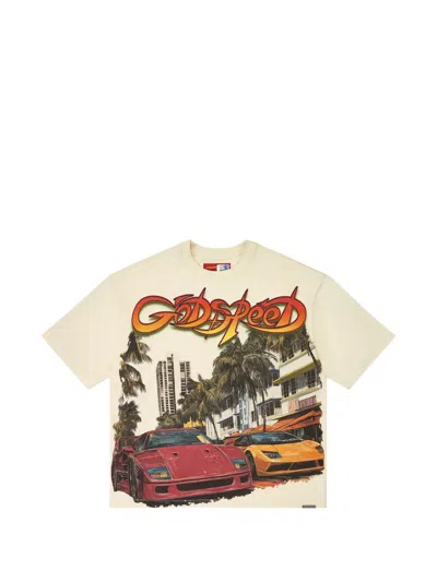 Godspeed South Beach Drive Miami Superrun T-shirt In Neutral