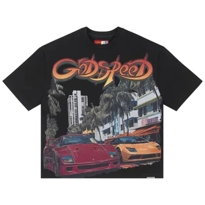 Pre-owned Godspeed South Beach Drive T-shirt 'black' | Men's Size S