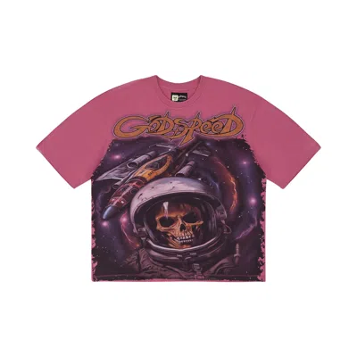 Pre-owned Godspeed Space Traveler T-shirt 'pink' | Men's Size S