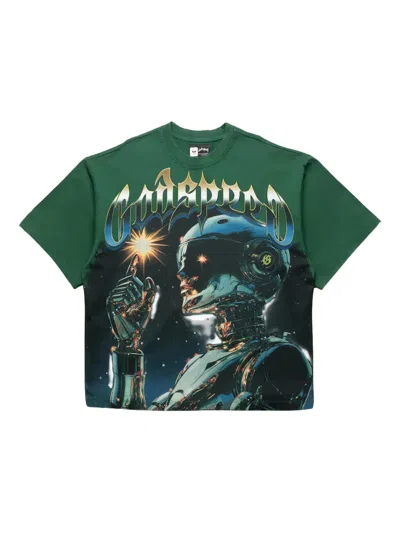 Godspeed Sputnik Moment T-shirt In Green