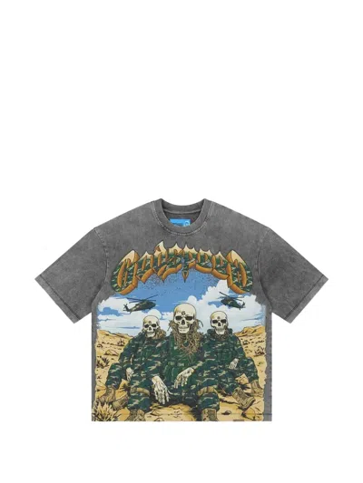 Godspeed Squadron Graphic-print T-shirt In Multi