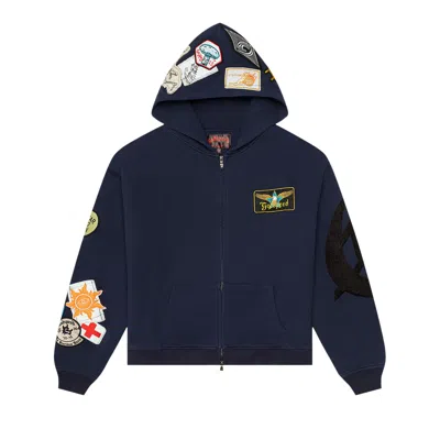 Pre-owned Godspeed Squadron Hoodie 'navy' | Blue | Men's Size S