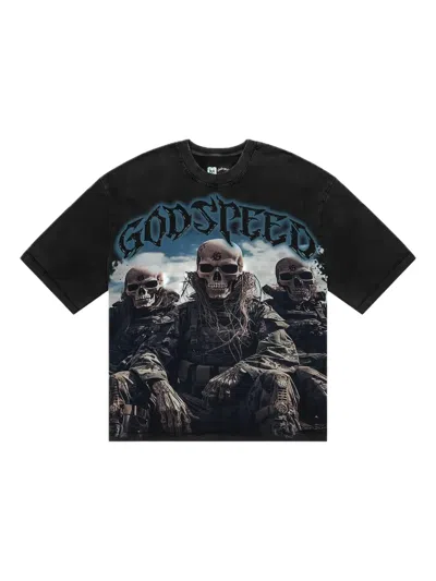 Godspeed Squadron T-shirt In Black