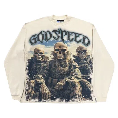 Pre-owned Godspeed Squadron Thermal 'bone' | White | Men's Size Xl