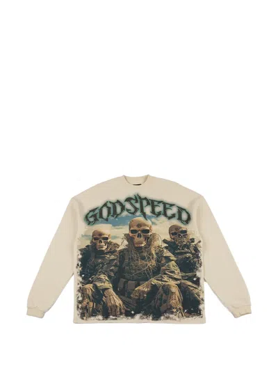 Godspeed Squadron Thermal Sweatshirt In Brown