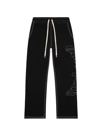 Godspeed Stitched Logo Track Pants In Blue