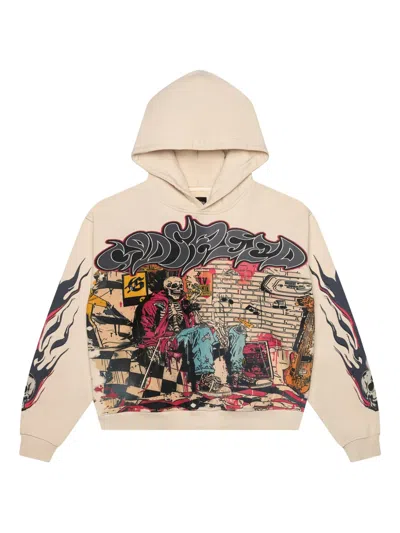 Godspeed Stoner Graphic Hoodie In Neutral