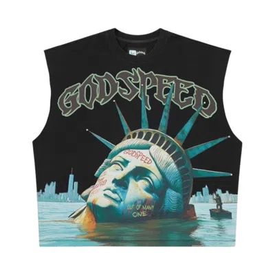 Pre-owned Godspeed Sunken Liberty Sleeveless T-shirt 'black' | Men's Size M