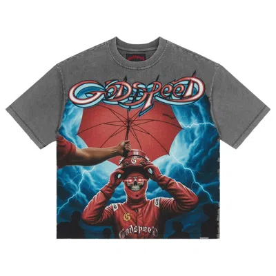 Pre-owned Godspeed Supreme Reign T-shirt 'grey' | Men's Size M In Gray