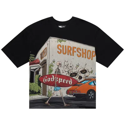Pre-owned Godspeed Surf Shop Tee 'black' | Men's Size S