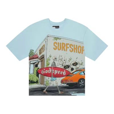 Pre-owned Godspeed Surf Shop Tee 'blue' | Men's Size Xs
