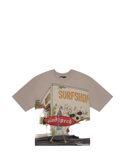 Godspeed Surf Shop T-shirt In Gold