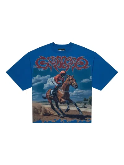 Godspeed Thoroughbred T-shirt In Blue