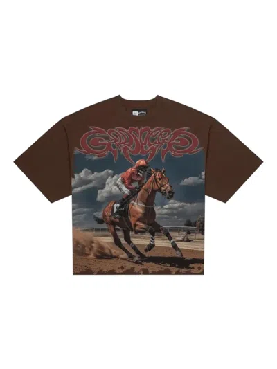 Godspeed Thoroughbred T-shirt In Brown