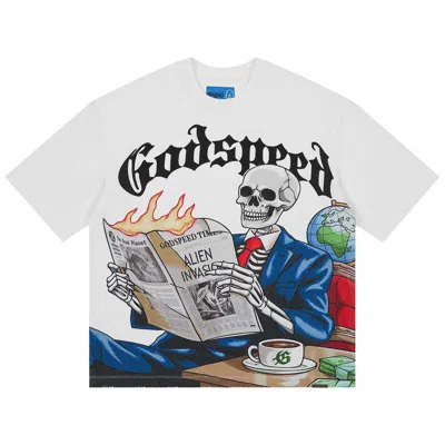 Pre-owned Godspeed Times T-shirt Ng 'white' | Kid's Size M