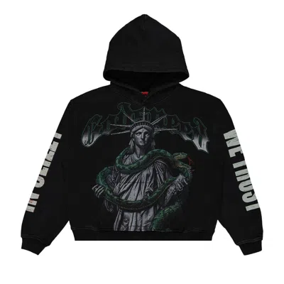 Pre-owned Godspeed Top 5 Slizzy Vvs Hoodie 'black Wash' | Men's Size Xl