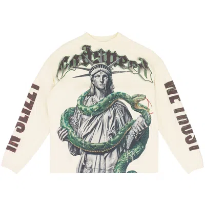 Pre-owned Godspeed Top 5 Slizzy Vvs Long-sleeve T-shirt 'bone White' | Cream | Men's Size Xxl