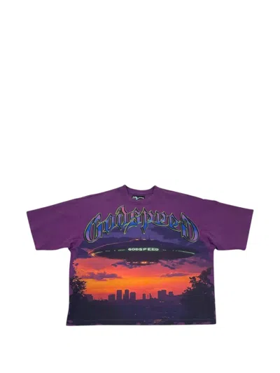 Godspeed U.a.p T-shirt In Purple