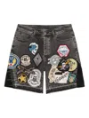 Godspeed V2 Patchwork Denim Shorts In Multi