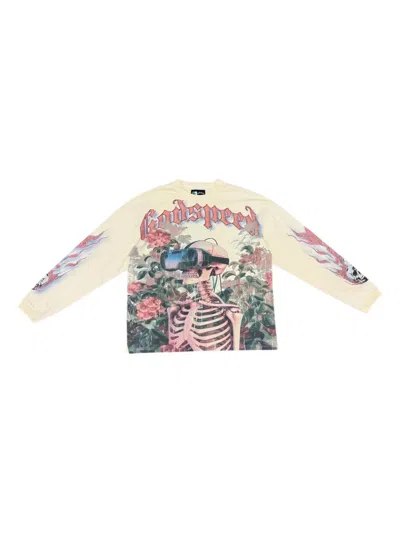 Godspeed Vision Flowers Long-sleeve T-shirt In Multi