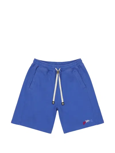 Godspeed Vital Drawstring Track Shorts In Blue