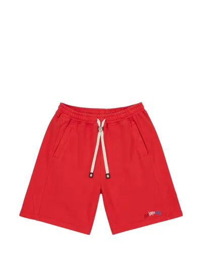 Godspeed Vital Drawstring Track Shorts In Red