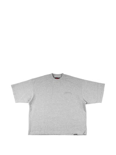 Godspeed Vital Logo-embroidered T-shirt In Gray